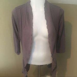 Threads Women’s Lightweight Gray Open Cardigan